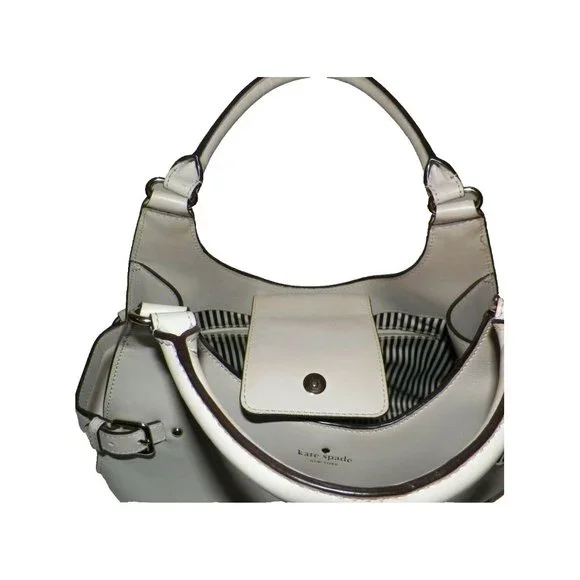 Kate Spade New York Dylan Handbag Satchel Soft Taupe Medium Bag Vanston Dylan - Picture 2 of 11